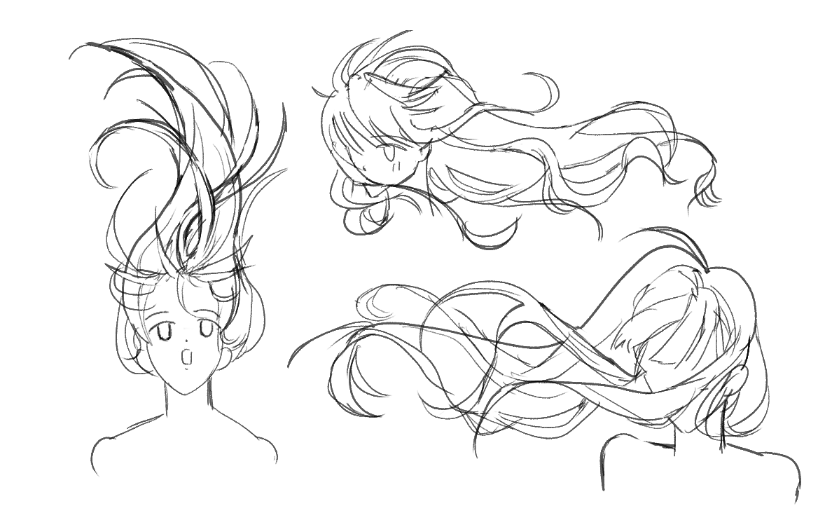 starveonna's tweet photo. Hair Wind Flow Study https://t.co/K87gxIghob