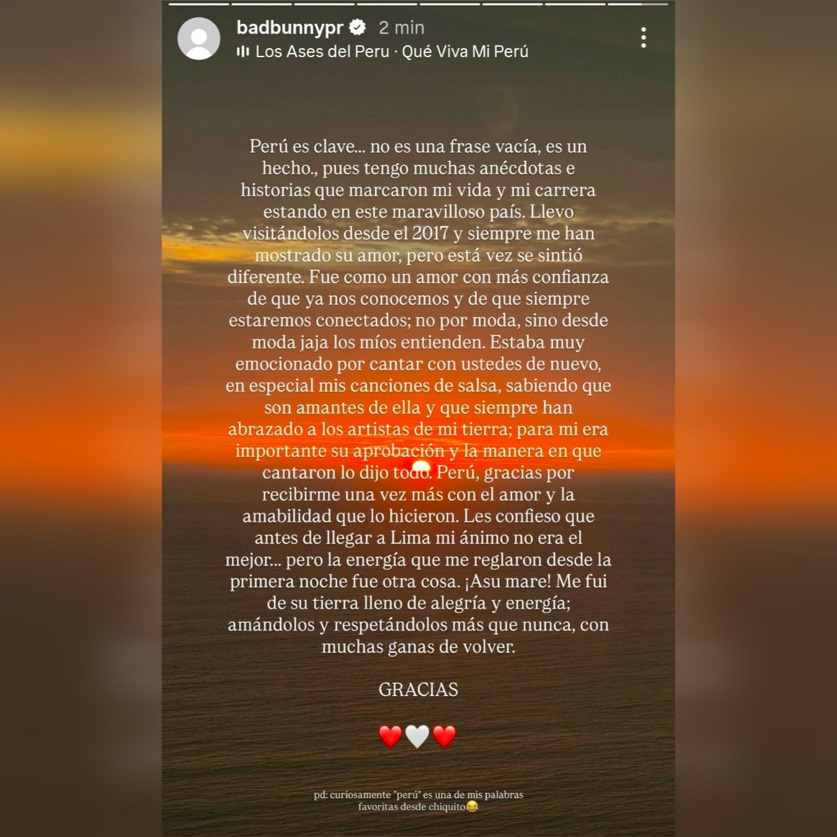 BAD BUNNY DAILY UPDATES tweet media