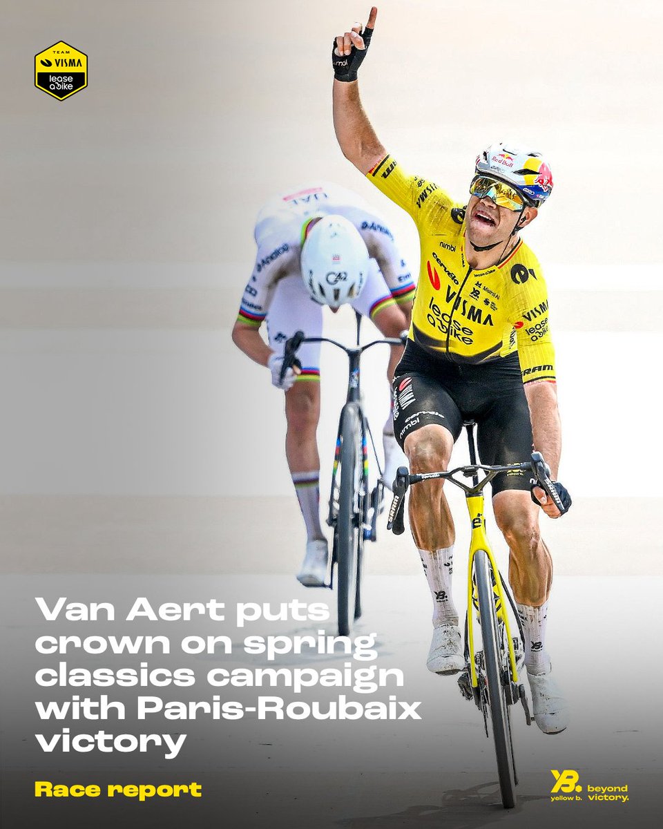 vismaleaseabike's tweet image. 🇫🇷 #parisroubaix 

“This victory means everything to me." - Wout Van Aert

Read more in our race report! 📷🗞️

teamvismaleaseabike.com/race-report/ne…