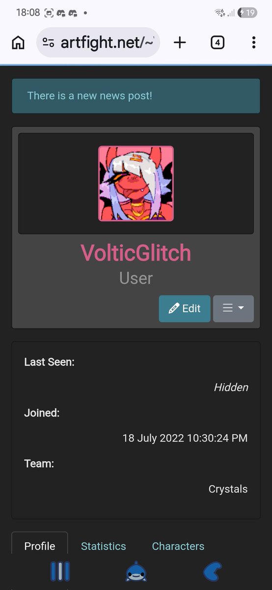 VolticGlitch_'s tweet image. Know it's early but I see people sharing their art fights!

Been doing it the past couple years and I'm so excited!

Here's my link:
artfight.net/~VolticGlitch

Feel free to drop your links too!

#artfight #hazbinhoteloc