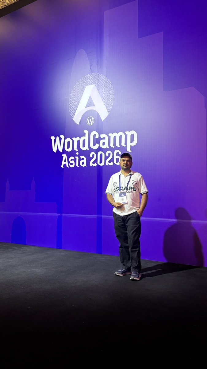NakuIChandra's tweet image. Good people, good conversations, and lots of memories from WordCamp Asia in Mumbai
Always feels like meeting extended family here
#WordCampAsia #WCA #WordPress #Community #wcasia2026 @WordCampAsia