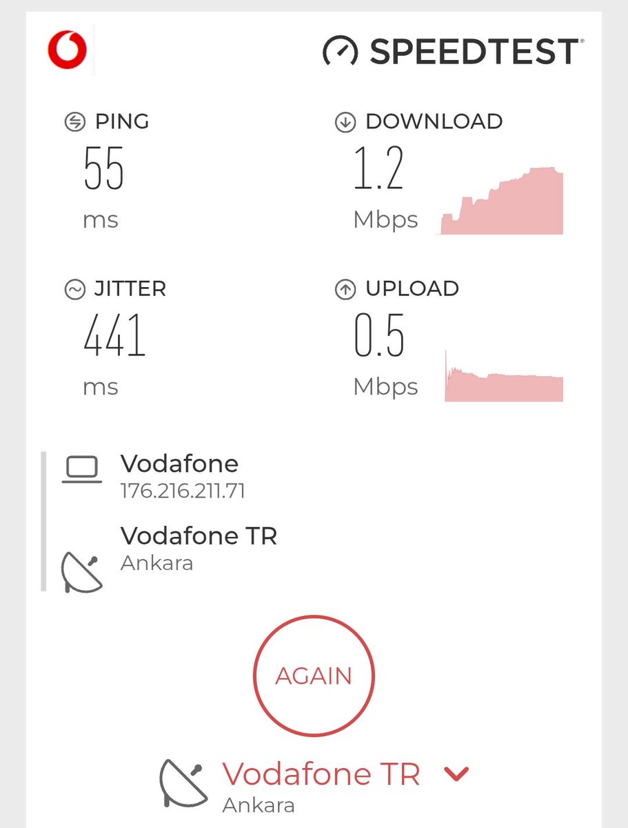 Evimde elektrik kesilince GSM hattımın İnterneti kesiliyor. Baz istasyonunuzda güç kaynağınız yok sanırım. Destek hattını arıyorum. Çalışma var diyor. Sonra akıl veriyor. Yanımda hizmeti kullanmam konusunda. Kaliteniz çok kötü 5G hizmeti her yerde. <a href="/VodafoneTR/">Vodafone Türkiye</a> <a href="/VodafoneDestek/">Vodafone Destek</a>