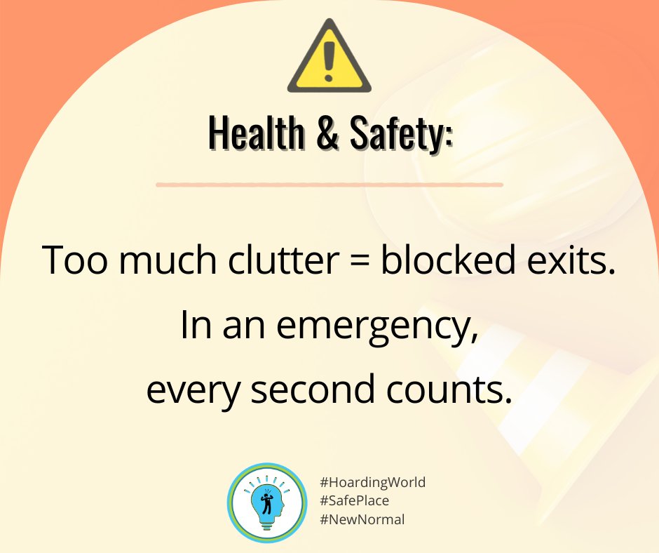 HoardingWorld's tweet image. Too much clutter = blocked exits.
In an emergency, every second counts. ⏱
Clear pathways aren’t just about tidiness; they can save lives.
Start small: one walkway, one door, one step at a time.
#OrganizeYourLife #HoardingWorld #AskAngelaBrown