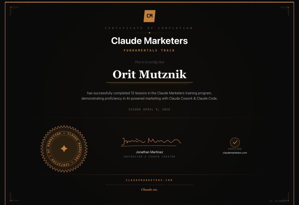 Orit Mutznik tweet media