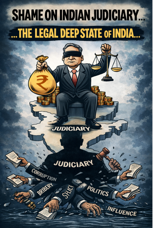 suprakashkh's tweet photo. JUDICIARY in this country is working on behest of the LEGAL DEEP STATE. They have the hidden goal of reducing the Hindu population in this country. They want to slowly and silently make the country a Christian or Islamic republic. Hence they are passing such kind of verdicts. https://t.co/AH3nGWUCij