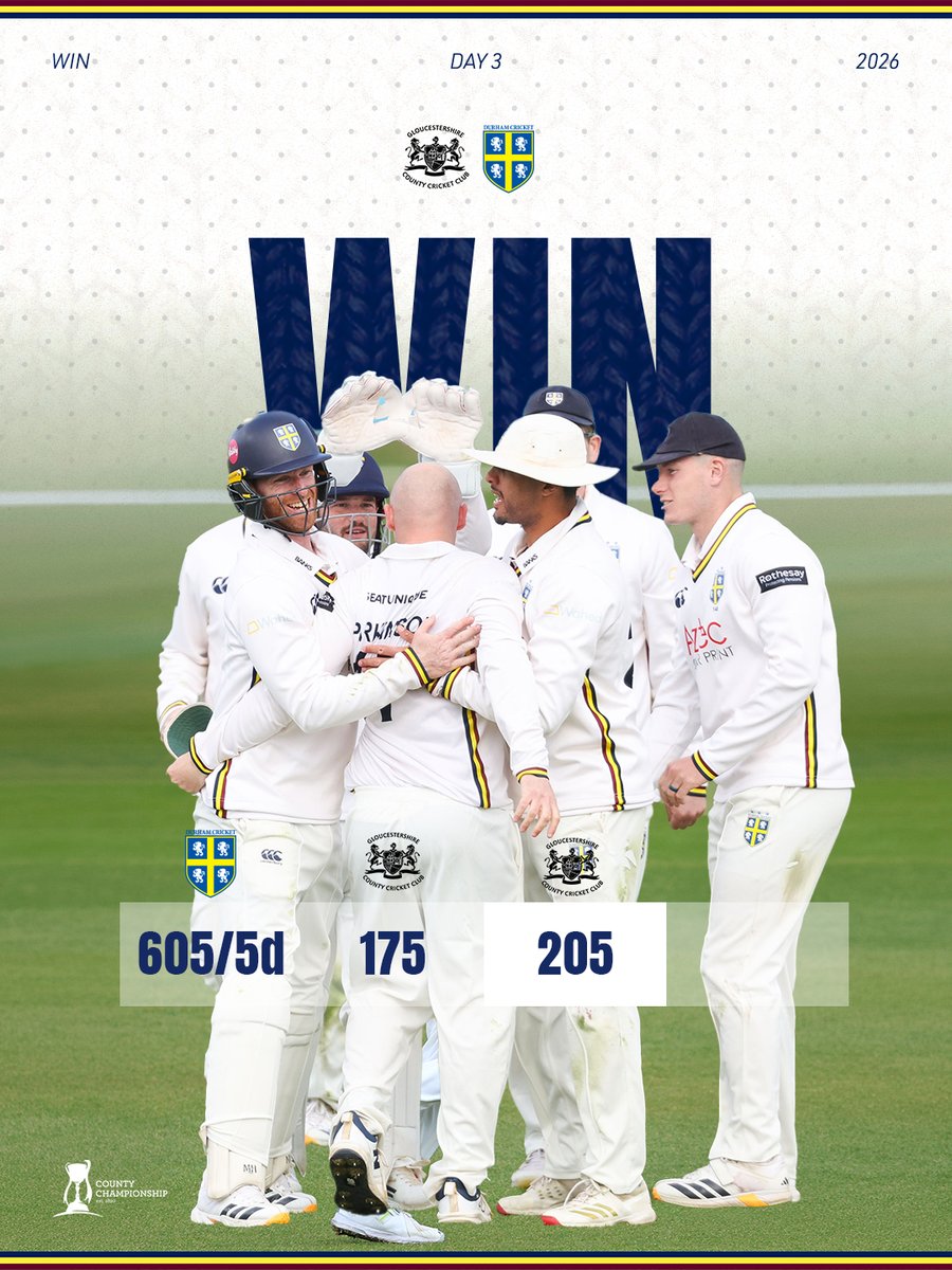 Durham Cricket tweet media