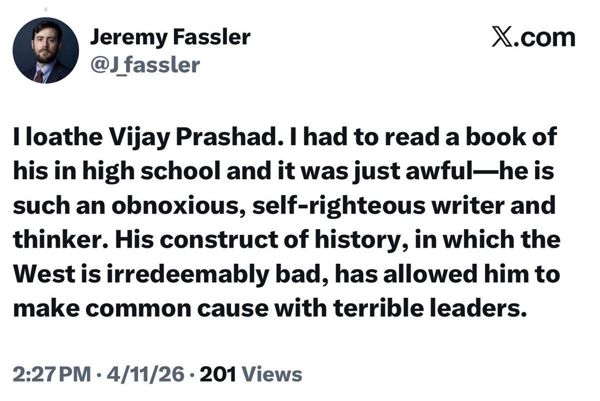 Vijay Prashad tweet media
