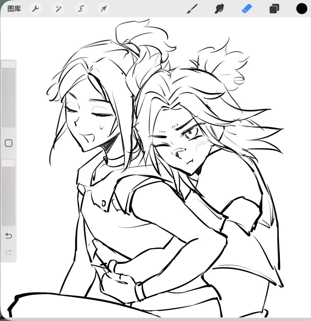 's tweet image. 再画两笔暴露真实水平了