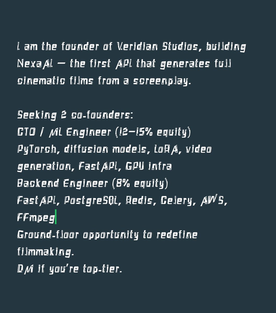 NexaAIStudio's tweet photo. #developer #CTO #MLENGINEER # https://t.co/eYbGPcNRWZ