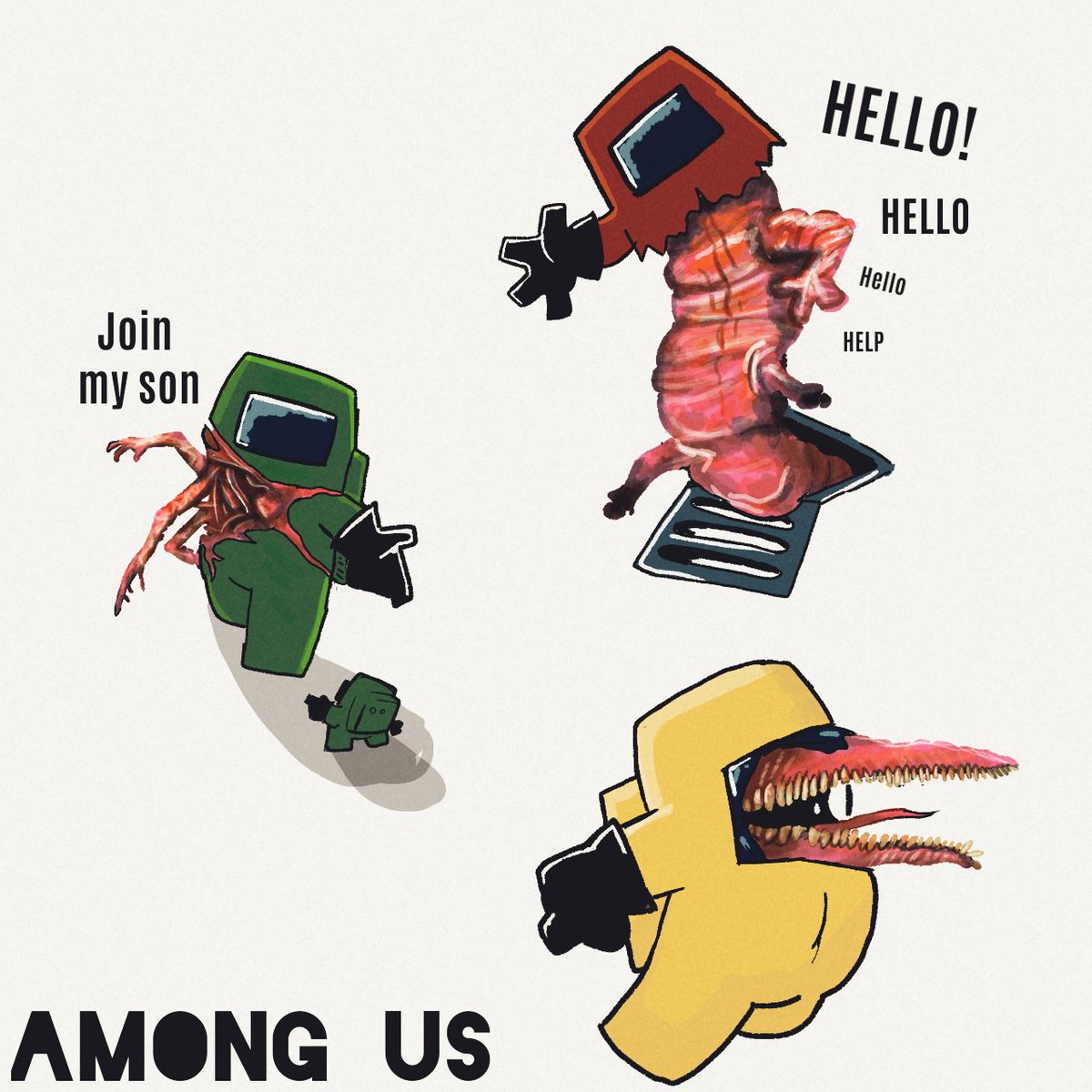 0_atr97656's tweet image. AMONG US in 2026
#AmongUs #AmongUsFanArt #horror #terror_art  #HorrorArt