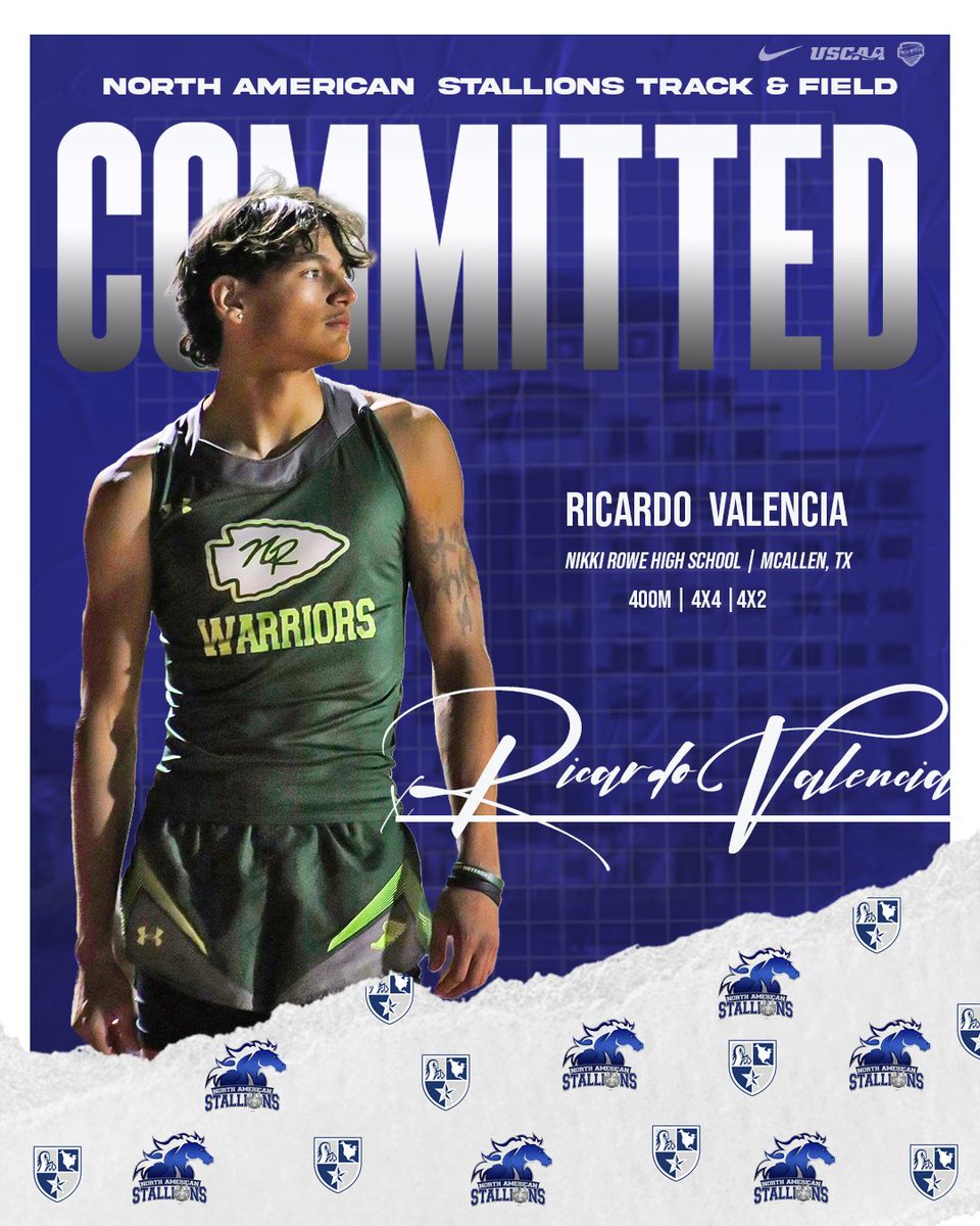 I am hyped to announce my commitment to the North American Stallions! Big thanks to my family, coaches, and everyone who's supported me. Ready to hit the track and represent! #Stallions #TrackAndField #Committed #NikkiRowe <a href="/CoachApande/">CoachApande</a> <a href="/NAU_Athletics/">NAU Athletics</a>