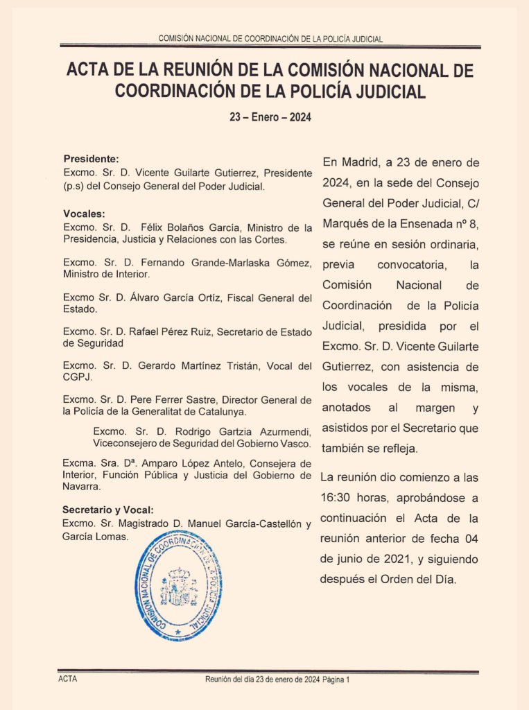 JuridicoQue's tweet photo. 👮🏻‍♂️Quién es el competente para investigar y dirigir la investigación delictiva lo zanja claramente la Comisión Nacional de Coordinación de Policía Judicial, como órg.colegiado responsable de armonizar y dirigir a las policías en tales labores. Interpreta la LO 2/86 y RDPJ. https://t.co/fQsVuvT6QE