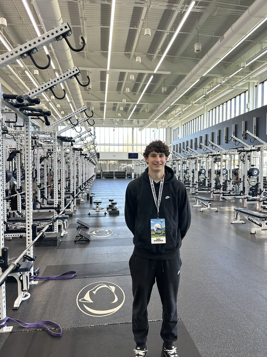 MaxVendemia2029's tweet image. Had a great time back at @PennStateFball practice yesterday!  Loved the energy and competitiveness at practice with the live periods. Great to connect with WR Coach @KashifMoore and @ZemaitisTouch_ as well!  Pumped to compete at camp this summer!!
#WeAre #Classof2029 #WR