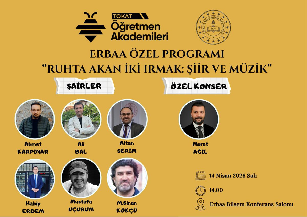 Tokat İl Milli Eğitim Müdürlüğü tweet media