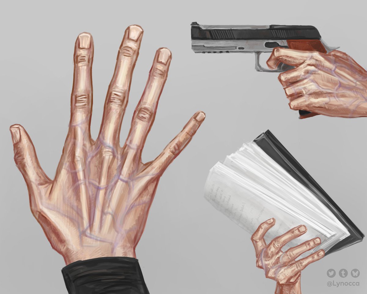 And this is how I imagine Wesker's hands
 
(S.T.A.R.S. version below)

#AlbertWesker #ResidentEvil