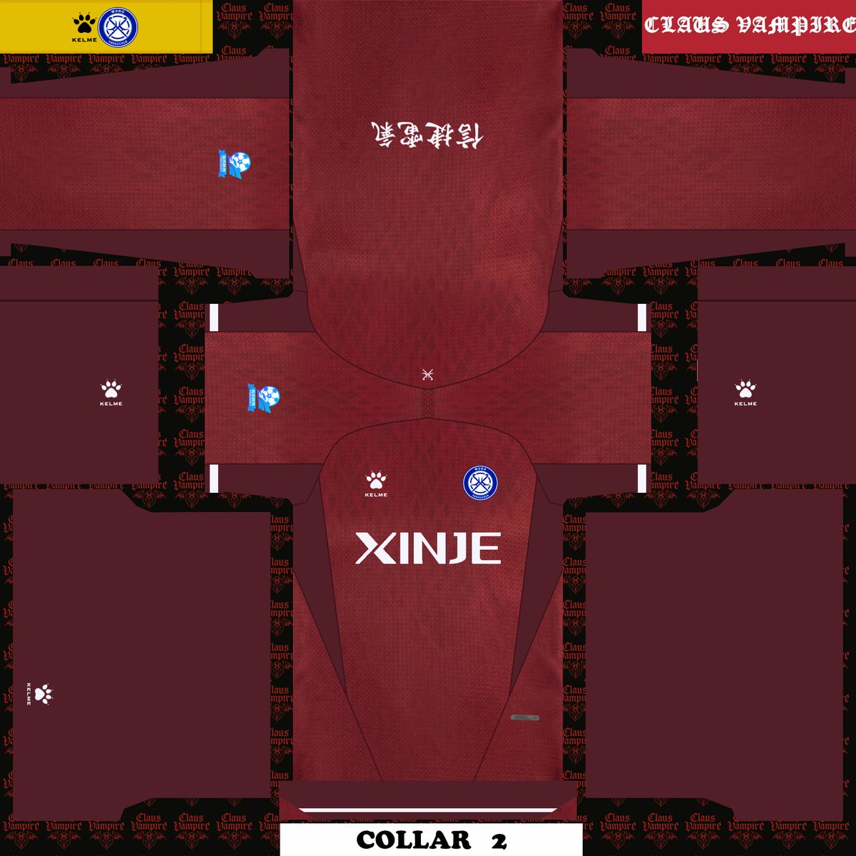 ClausVampire89's tweet image. DONEEEE

KIT PACK 4+5/5 Wuxi Wugo F.C. (China League One🇨🇳) GKS  KIT 2026
COLLAR 2
ALL IN DRIVE
#kits
@evo_web
@PESUniLegends
@PesUniverse
#Patch #pes20 #pes21 #eFootball #PES #kitmaker
@PesModding
@UMLmod
#eFootball2026 #PES2021
@play_eFootball
#FootballFans
@PESMasterSite