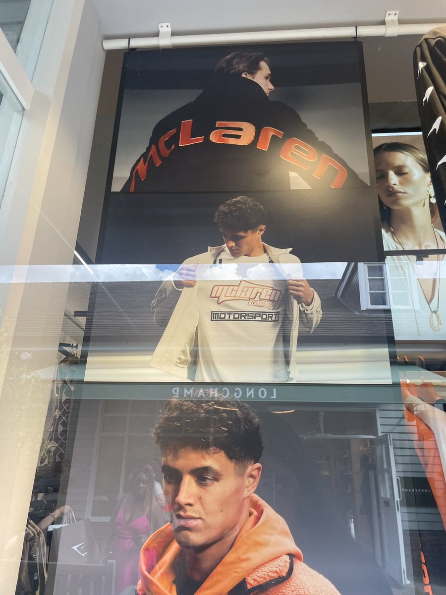 14charm2's tweet image. tb to when i was in london the week of silverstone and i could not #escape lando norris
