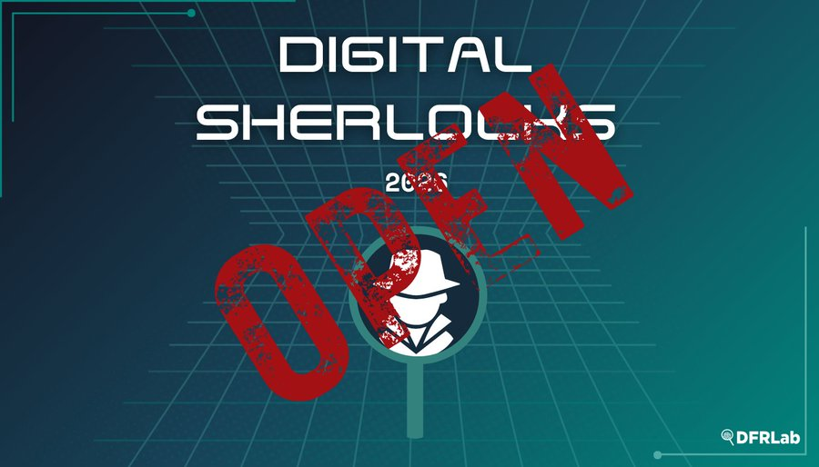 gijnAfrica's tweet photo. The @DFRLab is accepting applications for Digital Sherlocks 2026.

You will join a global cohort learning how to investigate online information, track influence operations, and strengthen information integrity.

Apply by April 14. https://t.co/utmqUrX80p https://t.co/0m2kBUNREQ