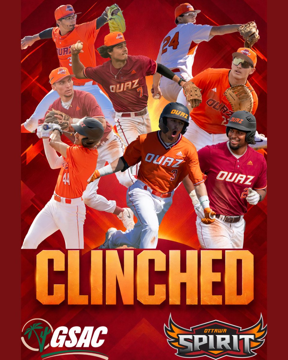 For the third consecutive year, <a href="/OUAZBaseball/">OUAZ Baseball</a> has secured its place in the <a href="/gsacsports/">GSAC</a> Conference Tournament!

#WeAreOUAZ