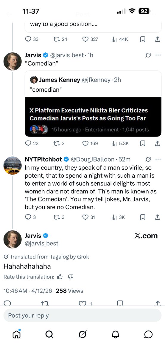 M0NTY_M0NTY's tweet photo. @jarvis_best @DougJBalloon “Rate this translation” https://t.co/zefIgVZ6cB