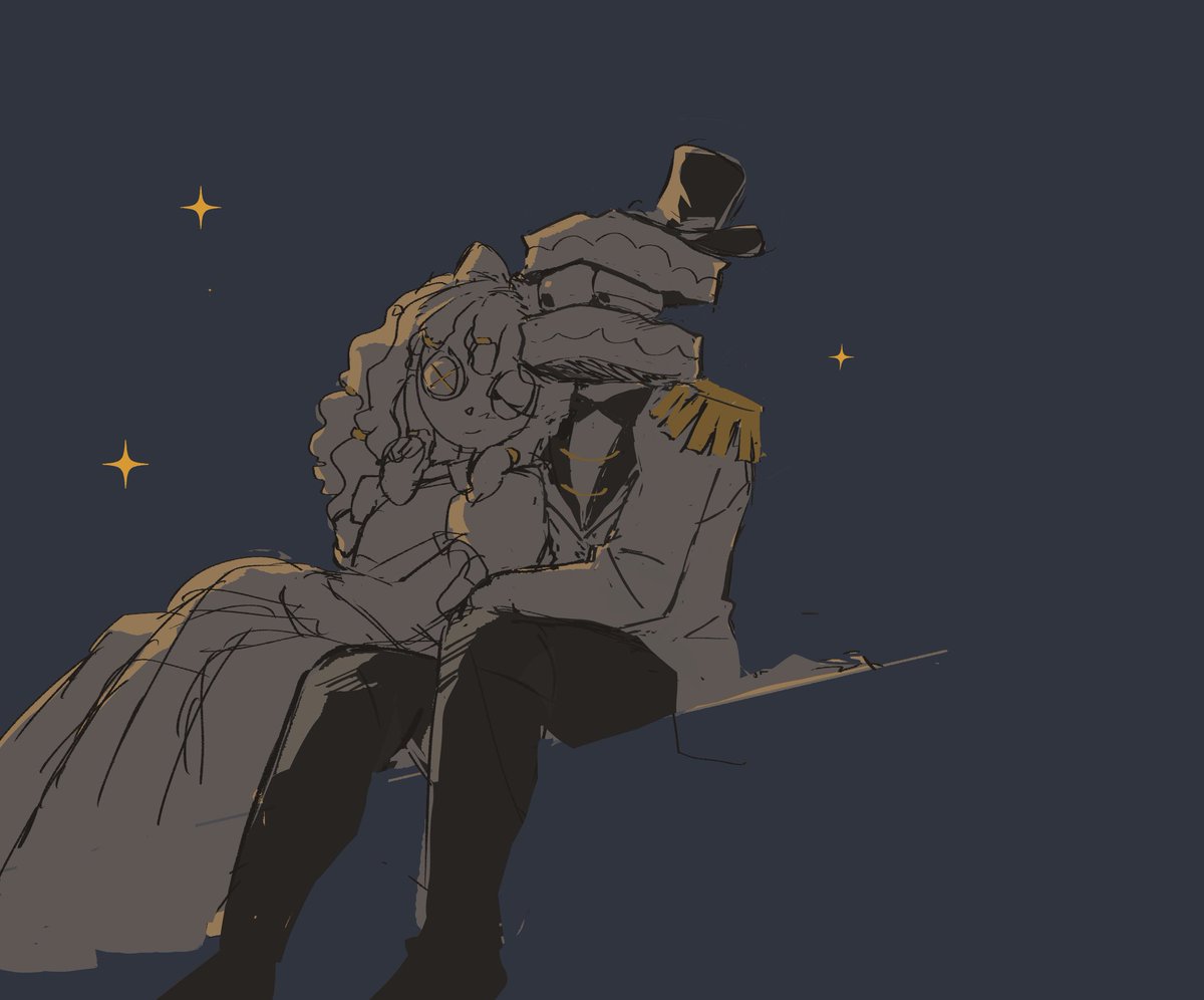 mikkiaru__'s tweet image. "Even when stars die out, you will remain as lovely to me."

// #bowtie marriage au //