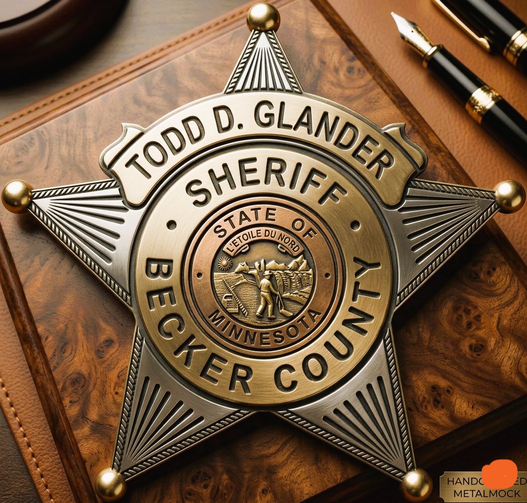nazmulh30577420's tweet image. Becker County Sheriff Star mockup. 👮‍♂️⭐ Clean nodes. Sharp lines. Perfect for steel plate engraving.
Shop now: cnccraftsvg.com

#SVG #CustomEngraving #CNCRouter #LawEnforcement #DigitalDesign