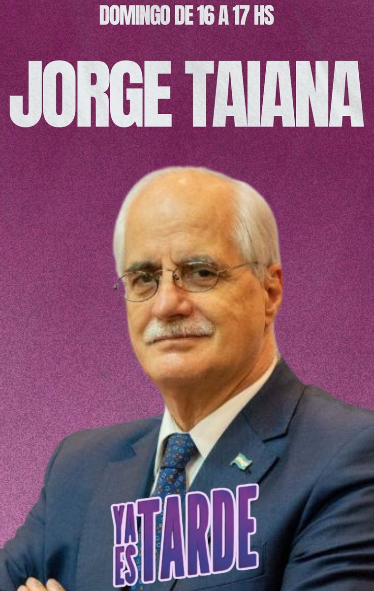 ya_estarde's tweet photo. Hoy en Ya es Tarde hablaremos con @JorgeTaiana, diputado nacional y ex ministro de defensa y de relaciones exteriores, sobre la posición internacional que está tomando la Argentina en la actualidad.

📻Escuchanos a partir de las 16 horas por @somosradioam530. https://t.co/pt2T8xI5y5