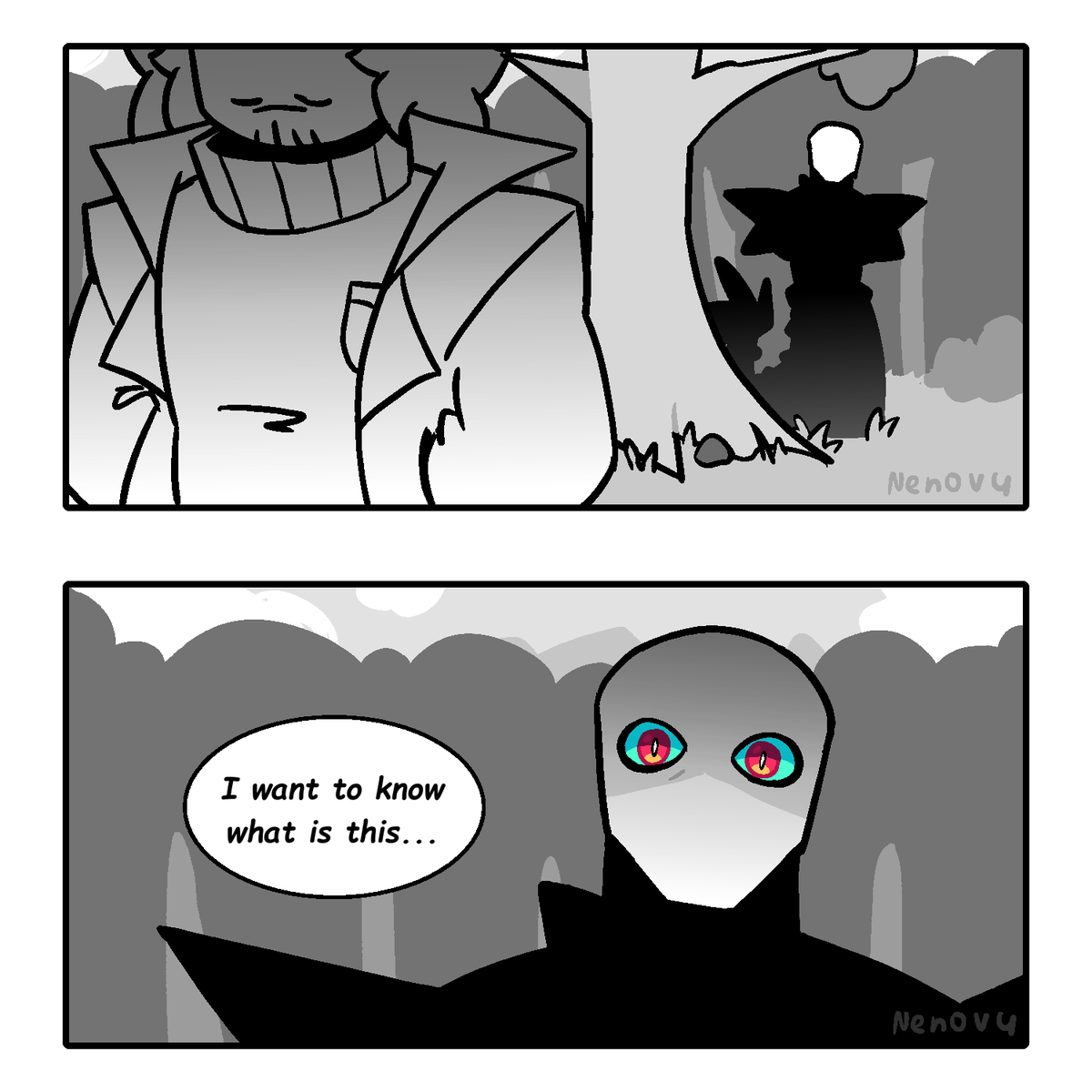 verianvivern's tweet photo. I was thinking about my AU where Pursuer can sense magical power in Artful's blood. Since he encounters this for the first time, he stalks Artful out of curiosity, trying to get as close as possible... maybe Pursuer will even try to taste his blood
#dieofdeath #monstermagic https://t.co/nPM9V0VQeb