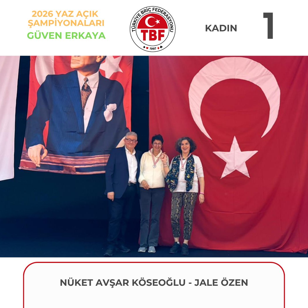 Türkiye Briç Federasyonu tweet media
