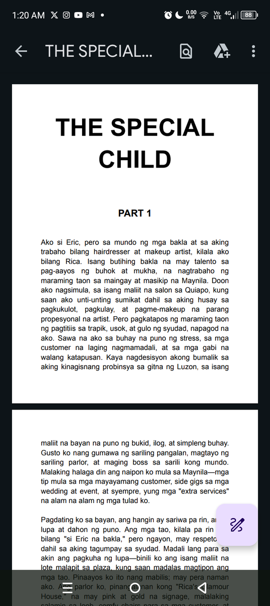 jadenfromwp's tweet photo. BUMILI NA KAYONG LAHAT SA “THE SPECIAL CHILD”, ₱80 PESOS LANG NAMAN PARA SA WALONG KABANATA. MAAWA NAMAN KAYO SAKIN PAMBILI KO LANG NG UPDATE CHAPTERS KAY AUTHOR ANDRIOD17STORIES PARA MAG-MOTIVATE AKO SA PAGSUSULAT NG STORIES KO HUHU 😭 https://t.co/0AQgC9tN8y