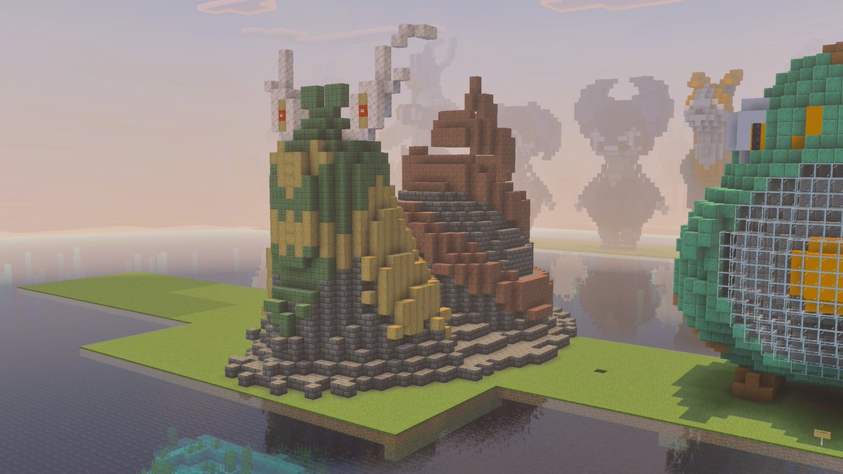 sleinyboy's tweet image. Wo-chien

#pokemonart #minecraftbuilding #wochien #チオンジェン #treasuresofruin