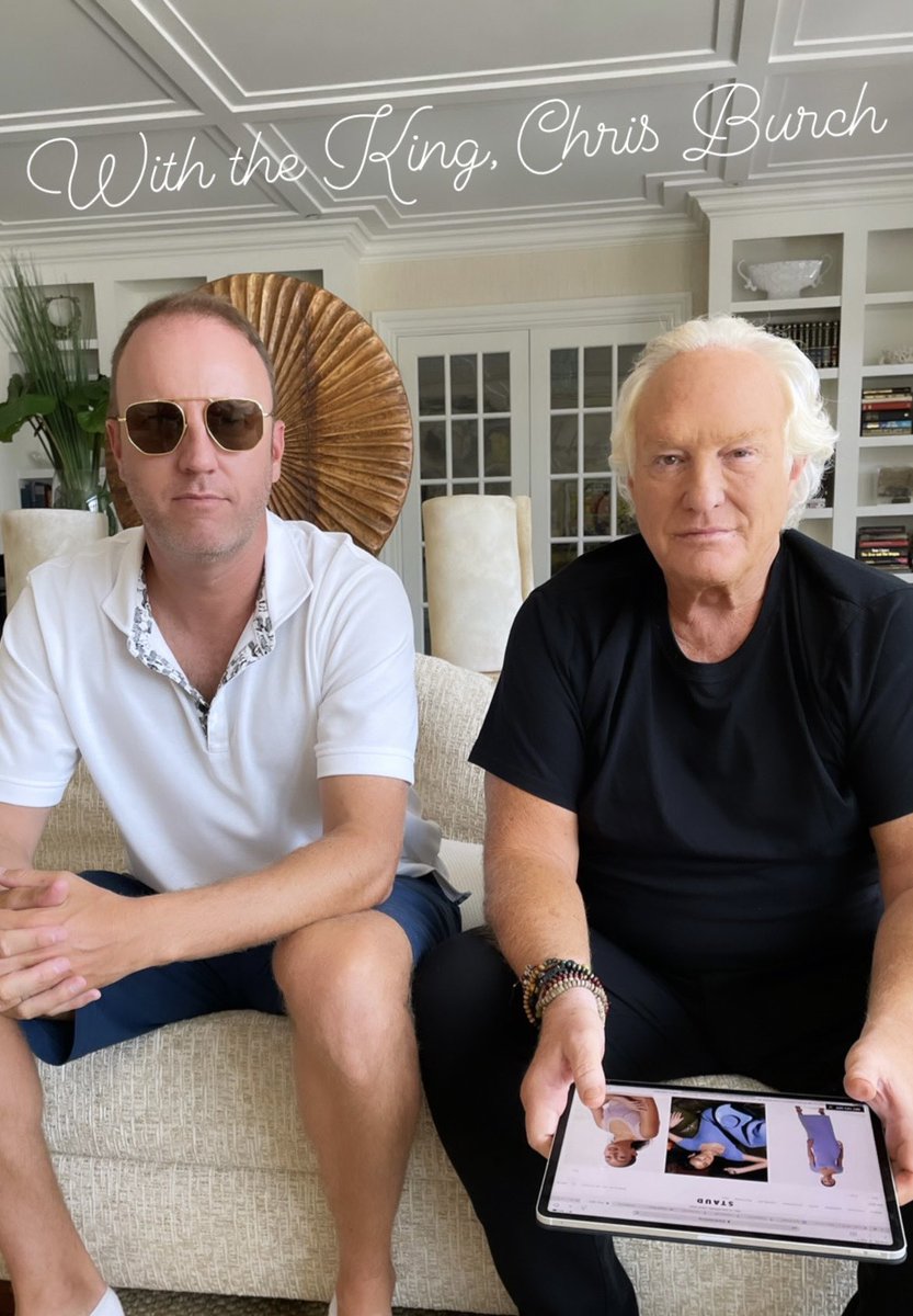 darrenmarble's tweet photo. With Chris Burch, co-founder of Tory Burch. 

I’m honored to call Chris an investor, advisor, and friend. Always available, brutally honest, and so much fun.

One of the most incredible humans I’ve ever met. Excited to see you in Miami Chris! 🌴 https://t.co/G204dUYImY