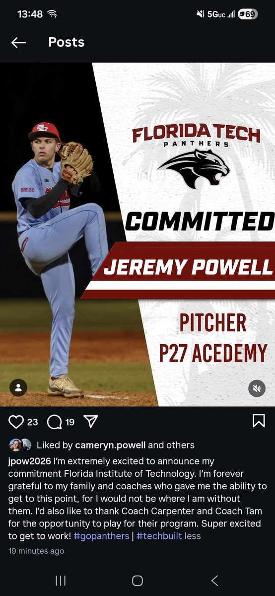 ThatGuyJP2026's tweet photo. @FloridaTechBB @amcarpenter21 @P27Blacksmiths https://t.co/xnFJ0eFr2N