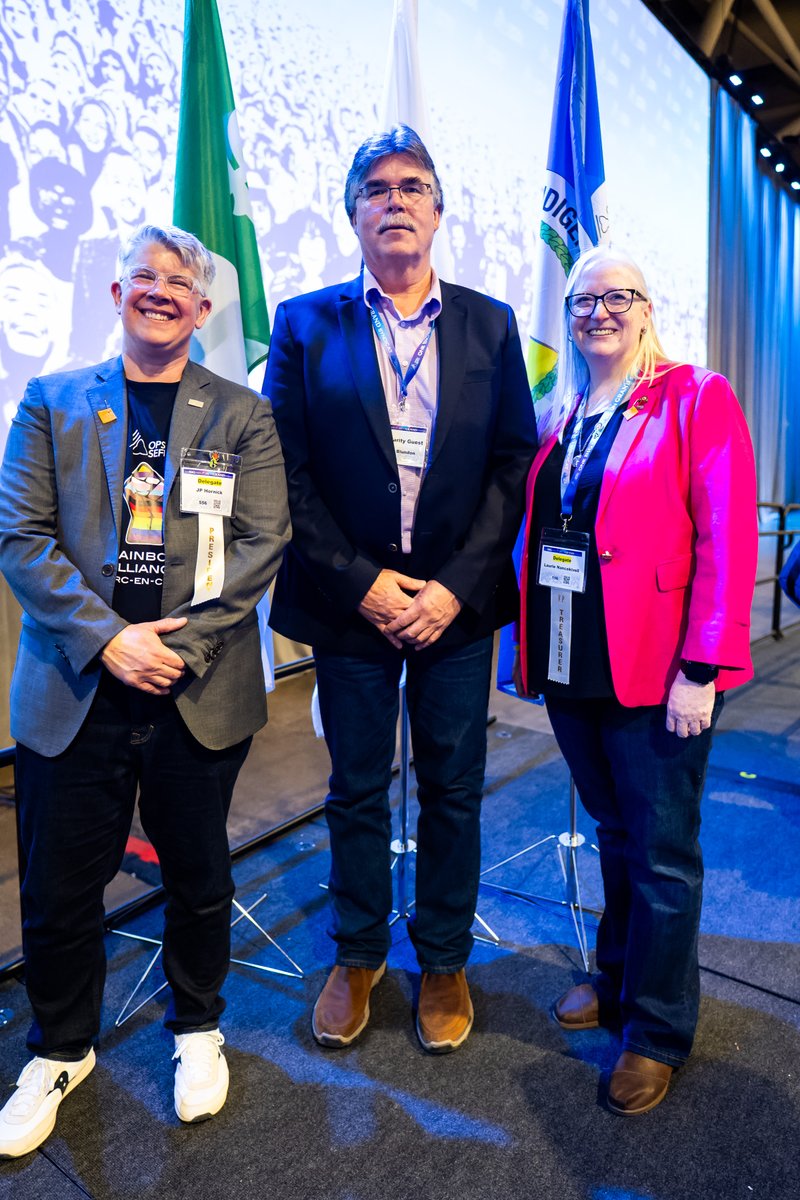 BertBlundon's tweet photo. Congratulations to @JPHornick re-elected President of OPSEU/SEFPO and @LNancekivell
re-elected Vice-President/Treasurer at #OPSEUConvention2026 this week!
Proud to stand alongside you both as we fight for workers, strong public services people can rely on, and a fair society. https://t.co/So4mEYuPF1