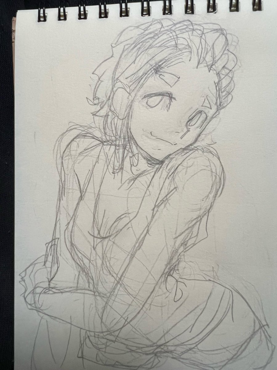 hir_oh1202's tweet image. 554日目
今日も影が飛びましたな…
あと手描くの失敗した

Day 553
I tried add to shadow but it was  almost fade today too. 
And I mistake to draw the hand. 

#illustration 
#ink