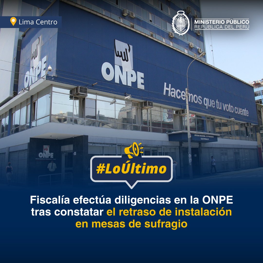 Ministerio Público tweet media