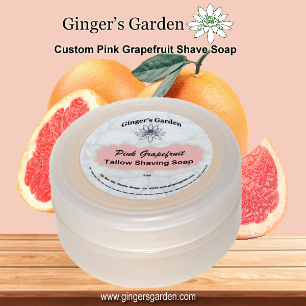 Custom Grapefruit Wet Shaving Artisan Shave Soap has a refreshing and uplifting scent of real grapefruit. Add a little water and whip up a long lasting, creamy and stable lather that lasts. This quality formula will give you a close and smooth shave. 

gingersgarden.com/gingers-garden…