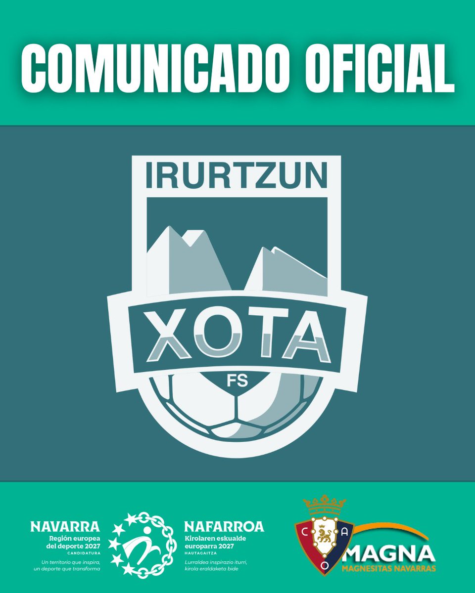 🔴 𝐎𝐅𝐈𝐂𝐈𝐀𝐋 | Imanol Arregui sustituye a Miguel Hernández al frente del primer equipo para lo que resta de temporada

#OsasunaMagna quiere agradecer a Miguel todo su trabajo al frente del equipo y próximamente se anunciará su nueva labor en el club

xota.es/imanol-arregui…