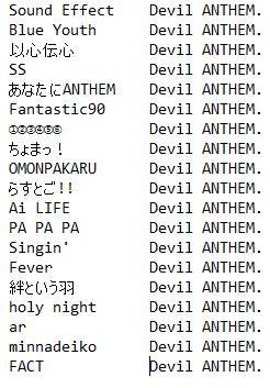 FrogVoice_'s tweet photo. Set list from yesterday night. I had a mission and I think it was quite successful https://t.co/YNEEWdOg3V