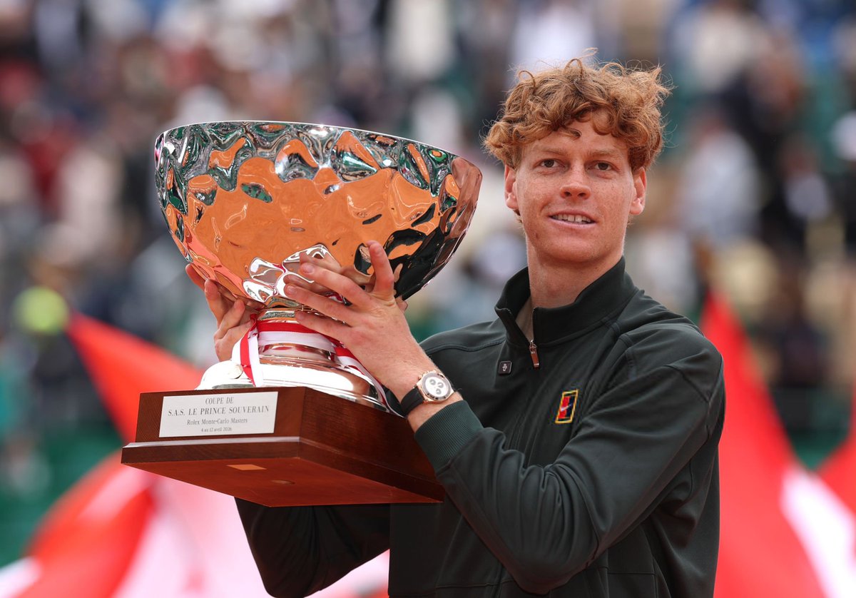 alpiedeldeporte's tweet image. #JannikSinner campeón en Montecarlo al vencer a #CarlosAlcaraz y recupera el número uno sge.st/d-yeW0v