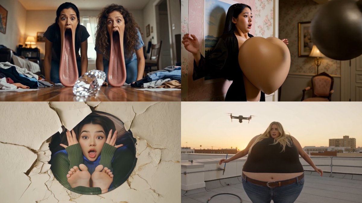 Looney Girls (Wild Takes) Flattened and More #6     Full video here: patreon.com/posts/155445794