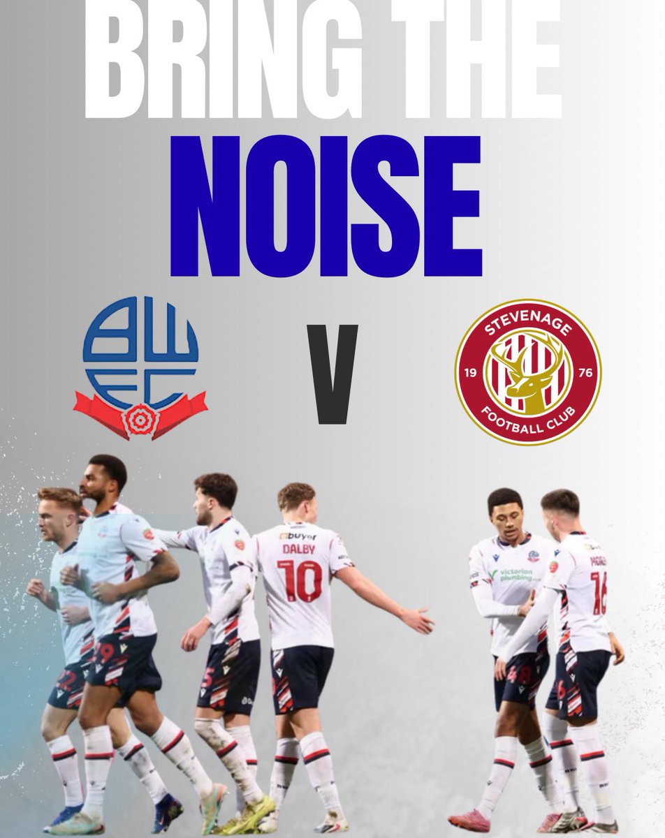 Let’s get behind the players on tuesday night and push the players on to secure a playoff spot

any supporter purchasing a fullprice home ticket including adults under-23s, and over-65s can add up to two junior tickets at whatever price they choose

eticketing.co.uk/bwfc #bwfc