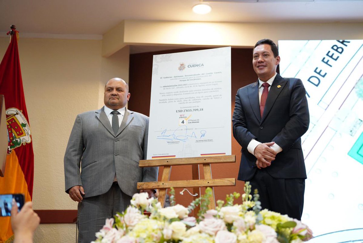 czamoramatute's tweet image. ¡Propongo fundar la #ciudad sobre pilares firmes: salud, sostenibilidad ambiental, servicios de calidad y, ante todo, seriedad!

Así celebramos los 4️⃣6️⃣9️⃣ años de fundación de Santa Ana de los Ríos de Cuenca. Gracias por confiar en mí; he venido a servir y a construir, con