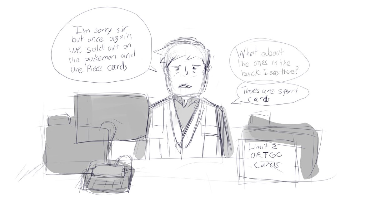 AylinEM3's tweet photo. Professor Layton and the Adventures of Retail! Will the professor get his career back? Or is he going to have to stay for another year?  ( spoilers: he’s going to have to get a second job… maybe a third) 

#sketch #art #professorlayton #fanart https://t.co/FVYuVEuRav