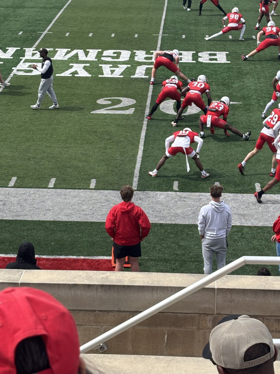 Last <a href="/RedbirdFB/">Illinois State Football</a> spring game as a spectator……..
T-minus 8 weeks.⏱️#GoBirds 
<a href="/jbuchanan_78/">Jackson Buchanan</a> <a href="/CoachNiekamp/">Travis Niekamp</a> <a href="/48Squared/">48 Squared Long Snapper and Lineman Academy</a> <a href="/lgbadgerFB/">Badger Football</a>