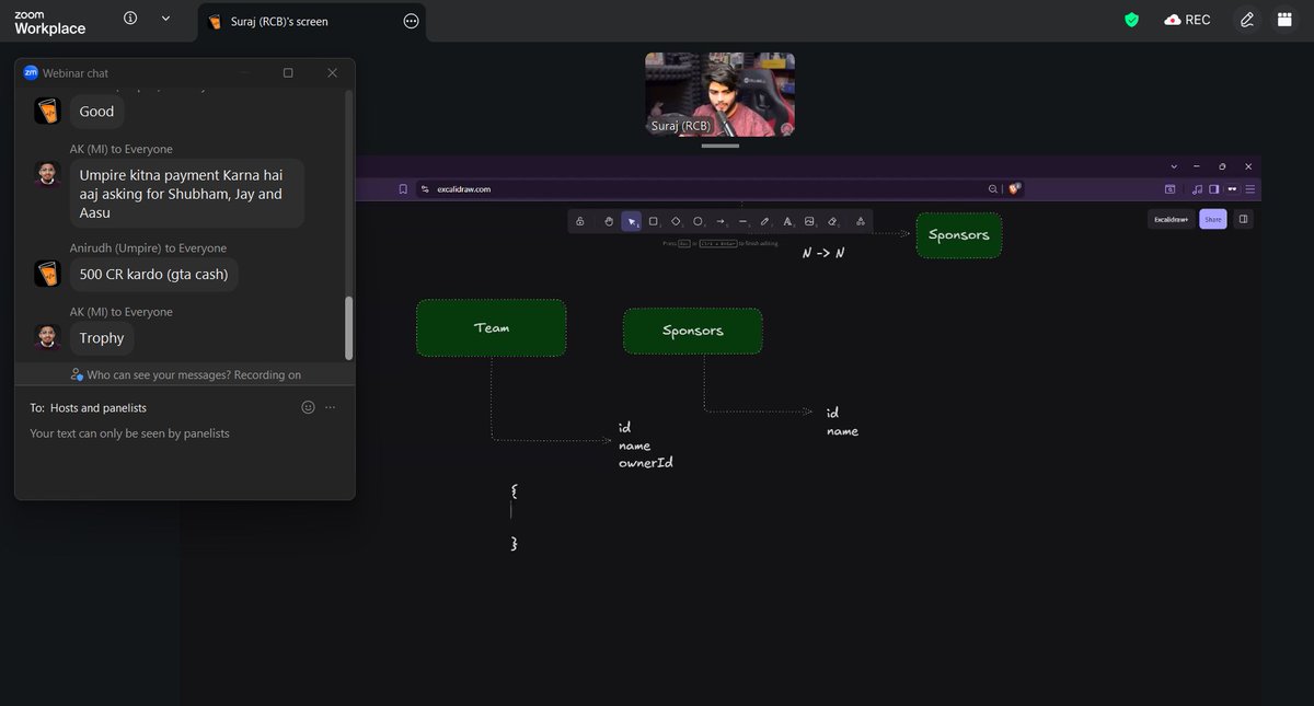 FarshorePrince's tweet image. CLASS 038: RESTful API Building by @surajtwt_

IPL Management System: Scope -&amp;gt; Db Design -&amp;gt; Modules -&amp;gt; Routers -&amp;gt; Controllers - &amp;gt; Service -&amp;gt; Api Testing 

@nirudhuuu @Hiteshdotcom @ChaiCodeHQ @devwithjay
@BlazeisCoding

#Backend #NodeJS #ChaiCode #restful