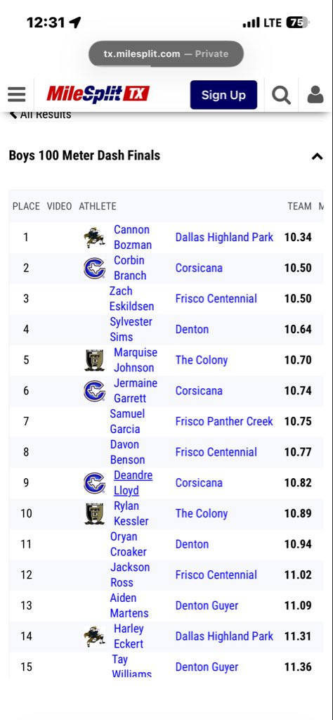 thedeandre1's tweet image. Senior season recap 🔄
100m dash- 10.82 (PR 🚨)
200m dash- 22.25 (PR 🚨)
400m dash- 51.58 (PR 🚨)
#explore #co2026 #notcommited #trackandfield #sprints #recruits