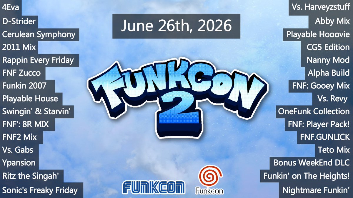 FUNKCON2🔜F2 tweet media
