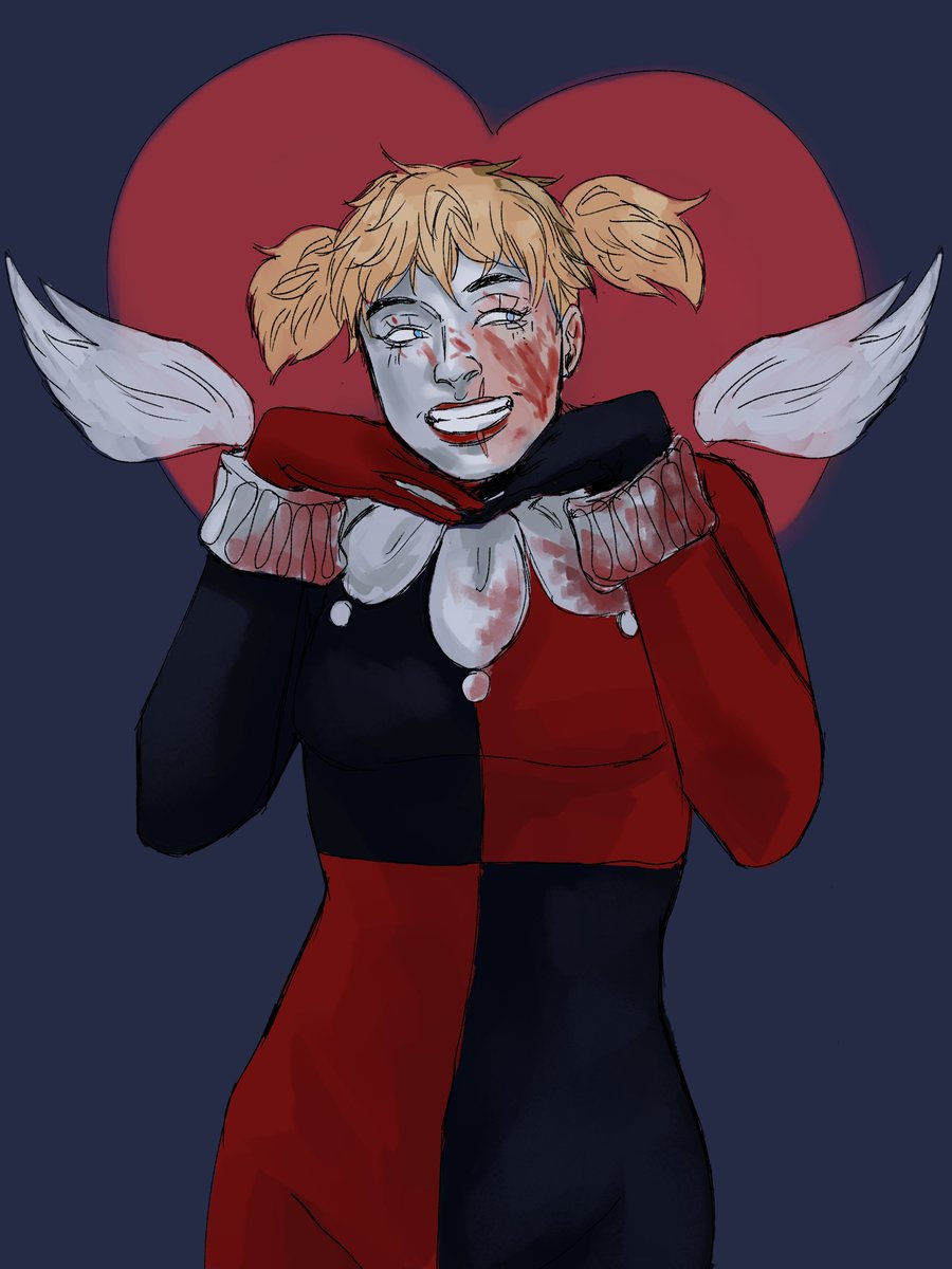 villainpencils's tweet image. Cupid of Crime #harleyquinn