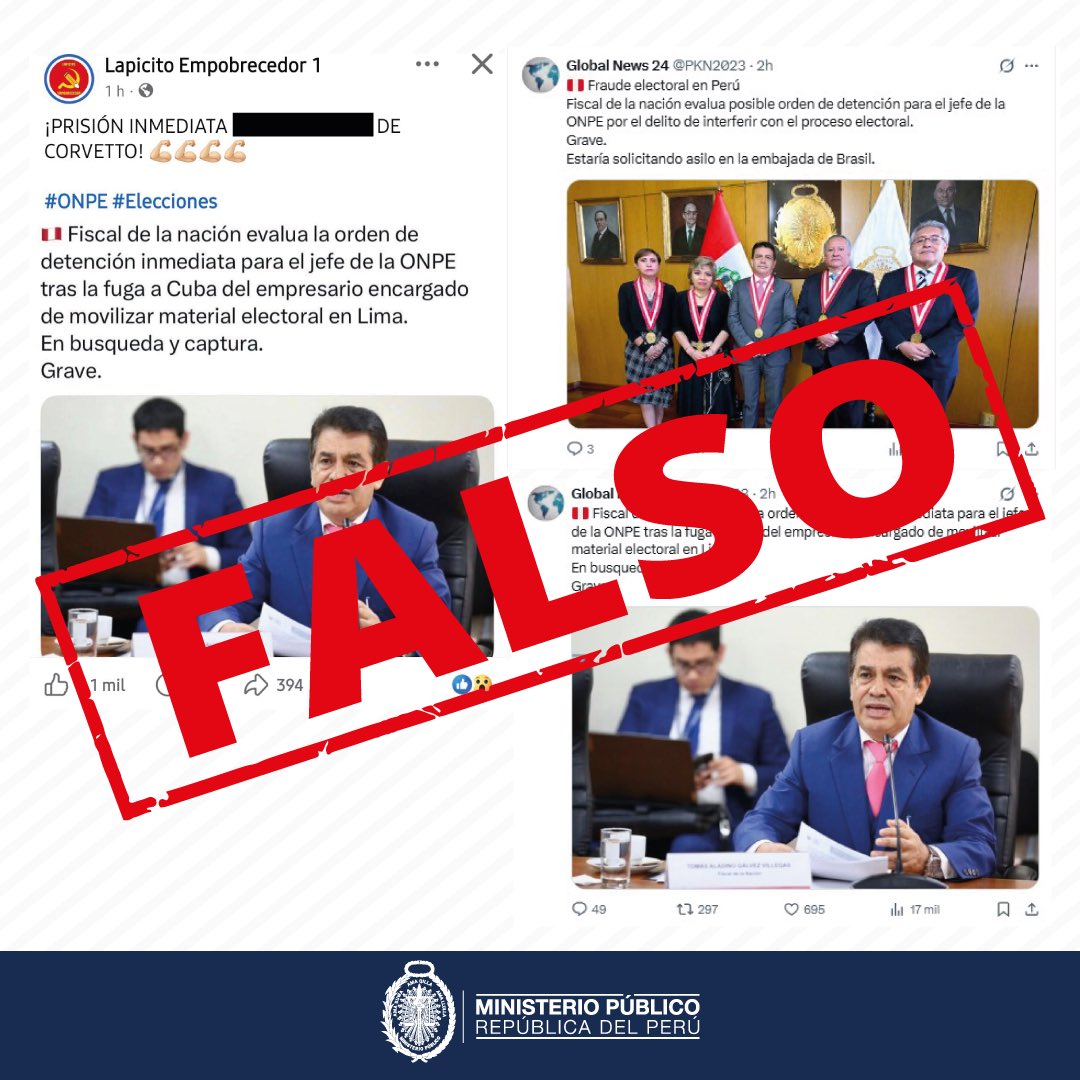 Ministerio Público tweet media